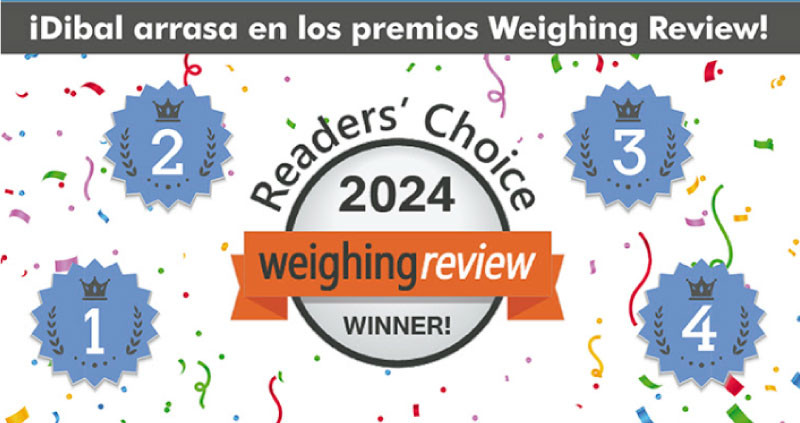 Dibal - Ganadores de 4 categorías  en los Weighing Review