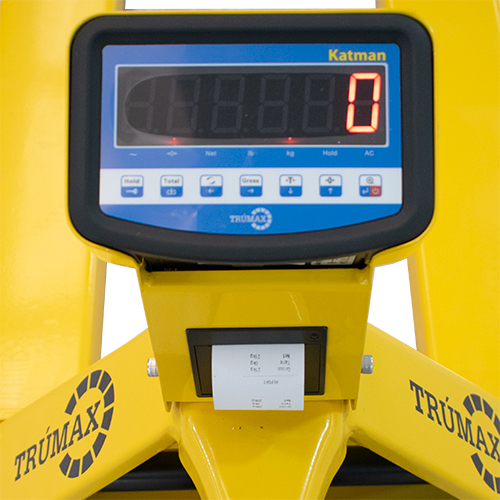 Katman-P bascula estibadora con impresora. 2000kg x 1kg, 1220X680 mm