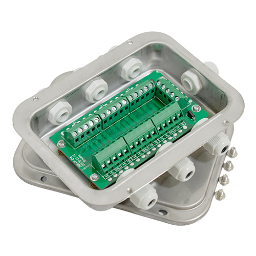 JB-D-SS-8 caja empalme Inox digital 8 canales, IP65, proteccion voltaje