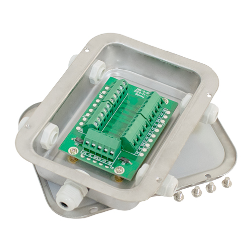 JB-D-SS-4 caja empalme Inox digital 4 canales, IP65, proteccion voltaje