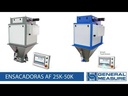 AF-50K Ensacadora con controlador 220V 50/60Hz 1 fase 50kg x 20g