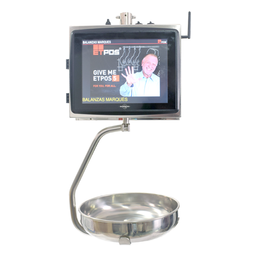 BM5 XS Colgante, inox 304, pantalla 12 y 10 pulg. WIFI 15kg PRO Plato Italiano