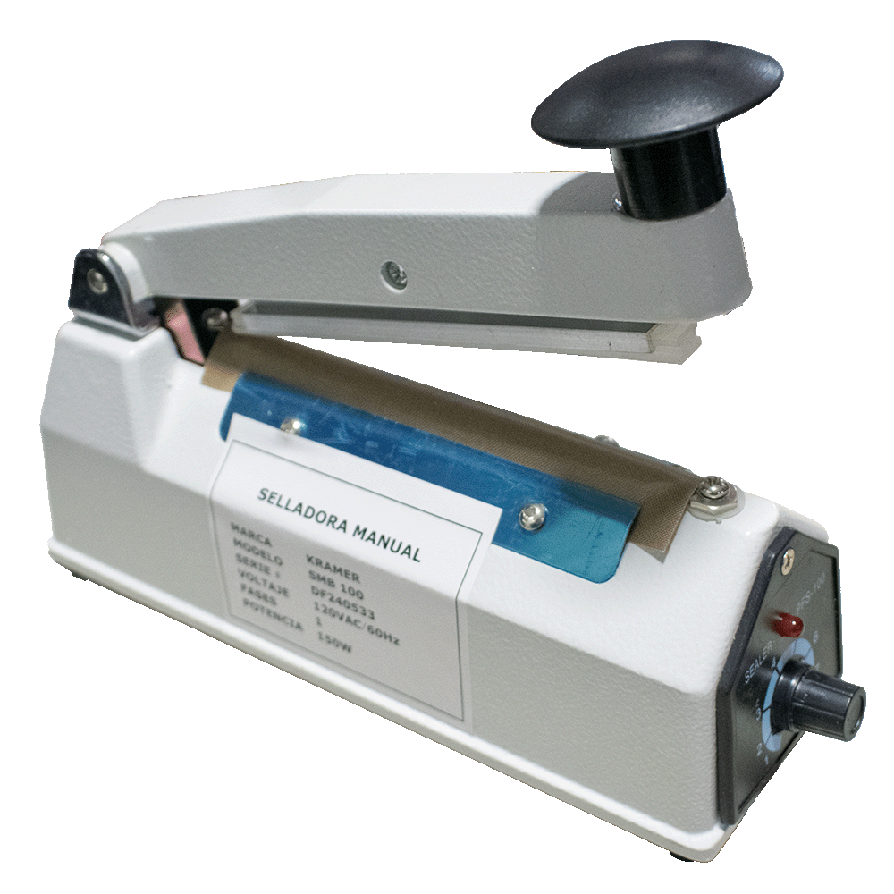 SMB 100, selladora manual de bolsa, 120V